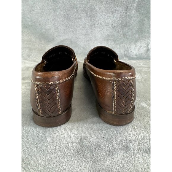 Cole Haan womens shoes 8.5M Country Brown Leather Tassel Loafers - Picture 5 of 16